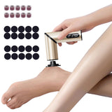 9-Speed Foldable Electric Foot File Dead Skin for Soft Smooth Feet Gold