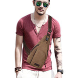 Men's Crossbody Bag Chest Sling Bag for Travel Hiking