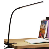 Adjustable Clip On Desk Lamp Book Light Reading Light with 3 Colors 10 Brightness Black