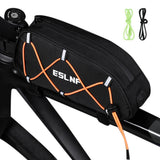 Bike Frame Bag Bicycle  Front Top Tube Storage Bag with Reflective Ropes for Road Cycling