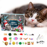 Xmas Cat Toys Advent Calendar 24 DaysChristmas Countdown Calendar for Kitten
