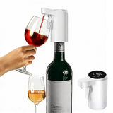 Smart Digital Wine & Spirit Bottle Dispenser with Touch Screen White
