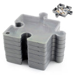 6 Layer Puzzle Sorting Organizer Box Trays for 1000 Pieces Gray