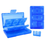 2-Pack 24-in-1 Game Card Storage Case Organizer Compatible with Nintendo Switch Blue