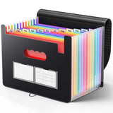 Accordion File Organizer Expanding File Folder Large Capacity Document Storage Style 1