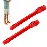 2 PCS Fitness Yoga Elastic Resistance Strap Strength Training Power Band Red