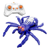 360 Rotating RC Wall Climbing Spider Toy Remote Control Blue