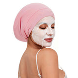 Adjustable Hair Cap for Curly Hair Braid Sleep Cap for Sleeping Women Men Pink