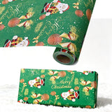 Christmas Craft Paper for Gift Wrapping Party Decor DIY Projects Green