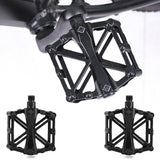 Bike Pedals Alloy Mountain Road MTB Bicycle Nonslip Cycling Pedals Black