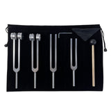 4Pcs Resonance Tuning Fork Tool Set for Yoga Silver