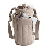 Water Bottle Holder Crossbody Bag with Strap Gym Accessories Camel