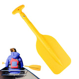 Telescoping Boat Paddle Portable Aluminium Shaft for Kayaing Boating Canoeing River Tubing Yellow