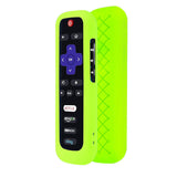 2 Pcs Glow in the Dark Silicone Remote Cover Case for Roku TV Remote Glow Green