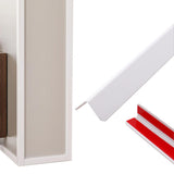 3m PVC Corner Protector Strip Self Adhesive Flexible for Wall Corners White