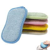 5-Piece Double-Sided Kitchen Dish Sponges for Scrubbing and Removing Stubborn Stains