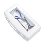 ABS Nail Tool Cleaning Soaking Box with Lift Up Filter Tray White