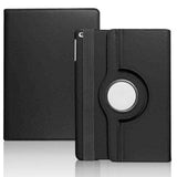 360 Degree Rotating PU Leather Case Compatible With iPad 10th and 11th Gen A16 Black