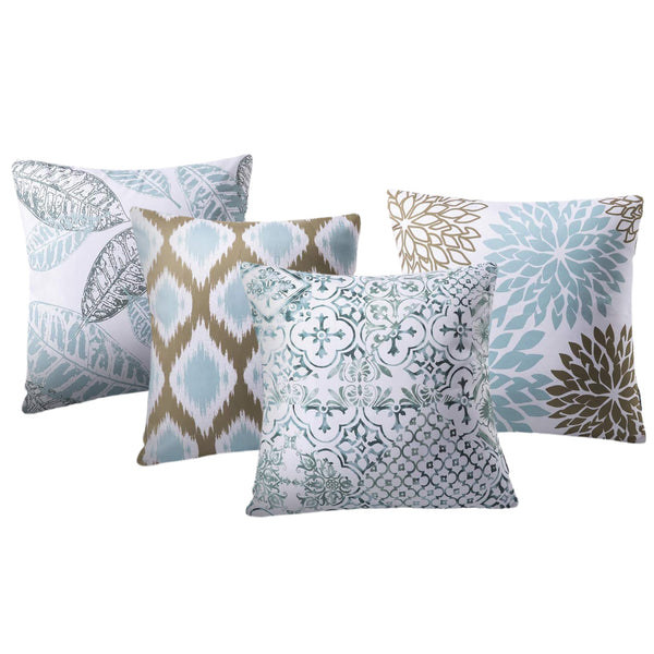 4Pcs Bohemian Cushion Pillowcase Home Sofa Decoration Printed Pillow Covers Style 1