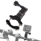 360-Degree Rotating Bike Handlebar Mount for GoPro Hero 13 12 11 Cameras Black