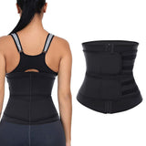 Sweat Waist Trainer for Women – Sauna Sweat Belt Slim Body Shaper Corset Black