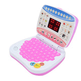 Educational Laptop Toy with Music Bilingual Learning for Ages 4 Years Pink