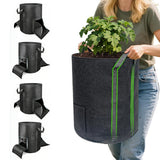 4Pcs 15 Gallon Potato Grow Bags with Unique Harvest Window & Visible Window