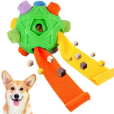 Dog Snuffle Ball Slow Feeder Puzzle Toy for Treats and Snacks Green