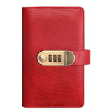 Savings Challenge Book 100 Envelopes with 3 Digit Combination Lock Red