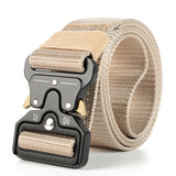 Nylon Tactical Belt Quick-Release for Outdoor Work Khaki