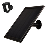 8W Solar Panel for Ring Camera Compatible with Ring Stick Up Cam Battery Black