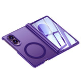 Case for Samsung Galaxy Z Fold8 with Screen Protector Hinge Cover Purple