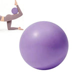 Small Exercise Ball 9 Inch Mini Pilates Ball Anti Burst and Slip Resistant Mini Yoga Ball for Stability Fitness Purple