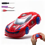 2.4G RC Stunt Car Dual Sided Wall Climbing with LED Lights Style 1