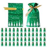 50PCS Christmas Candy Treat Bags Gift Wrapping Drawstring Bags for Holiday Parties Style 2