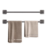 2PCS 60cm Self-Adhesive Towel Holder for Bathroom Home Decor
