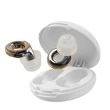 Silicone Noise Reduction Earplugs Reusable with 3 Pairs Ear Tips Black