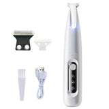 Dog and Cat Grooming Trimmer – LED Electric Pet Paw Hair Cutter