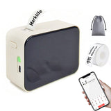 Bluetooth Label Maker Machine Wireless Thermal Label Printer Sticker Printer White