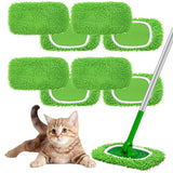 8Pcs Replacement Microfiber Mop Pads Compatible with Swiffer Sweeper Reusable Sweeping Cloths