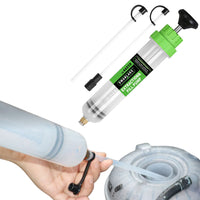 500CC Waste Oil Fluid Extractor Pump Manual Suction Vacuum Fuel Transfer Tool for Car Green