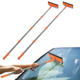 2PCS 2 in 1 Squeegee Window Cleaner with Long Handle for  Glass Shower