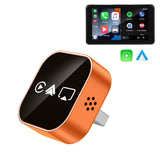 4 in 1 Wireless CarPlay Adapter for CarPlay Android Auto Mirroring Orange