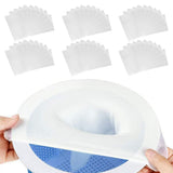 60 PCS 22cm Stretch Fine Mesh Pool Skimmer Filter Socks Reusable
