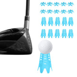 Reusable Plastic Golf Tees Lightweight for Indoor and Outdoor Golf Practice Blue