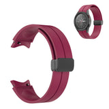 Magnetic Watch Band Silicone Strap for Samsung Galaxy Watch 4/5/5Pro/6 Red