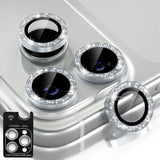 Glitter Camera Lens Film for iPhone 18 Pro and iPhone 18 Pro Max Silver