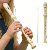 ABS 8-Hole Descant Soprano Recorder for Beginners Beige