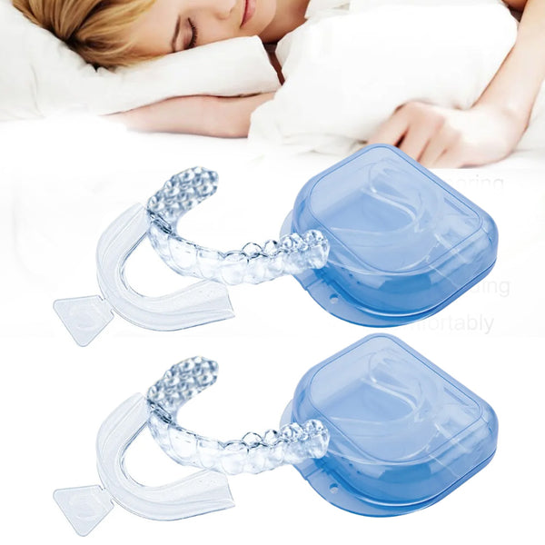 2 PCS Anti Snore Mouth Guards – Adjustable Sleep Devices for Better Rest
