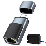 USB C RJ45 Gigabit Adapter 1000Mbps Aluminum Network Converter Style 2